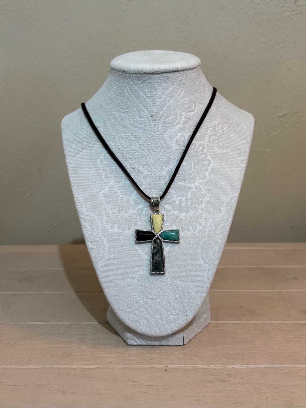 Southwestern Boho Hippie Romantically Charming Cross Necklace
